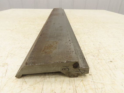 Press Brake Gooseneck Punch Die 31-1/4" Long 90° V 1/4" Finger 3-3/4" H