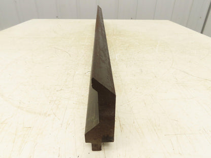 Press Brake Gooseneck Punch Die 37-1/2" Long 90° V 3/8" Finger 3-3/4" H