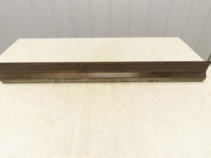 Press Brake Gooseneck Punch Die 37-1/2" Long 90° V 3/8" Finger 3-3/4" H