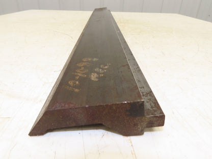 Press Brake Gooseneck Punch Die 37-1/2" Long 90° V 3/8" Finger 3-3/4" H