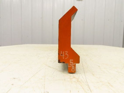 Press Brake Gooseneck Punch Die 43-11/16" Long 90° V 3/8" Finger 3-3/4" H