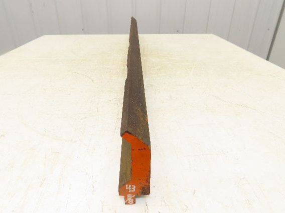 Press Brake Gooseneck Punch Die 43-11/16" Long 90° V 3/8" Finger 3-3/4" H