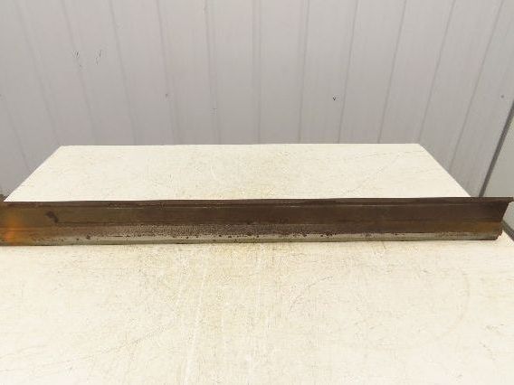 Press Brake Gooseneck Punch Die 43-11/16" Long 90° V 3/8" Finger 3-3/4" H