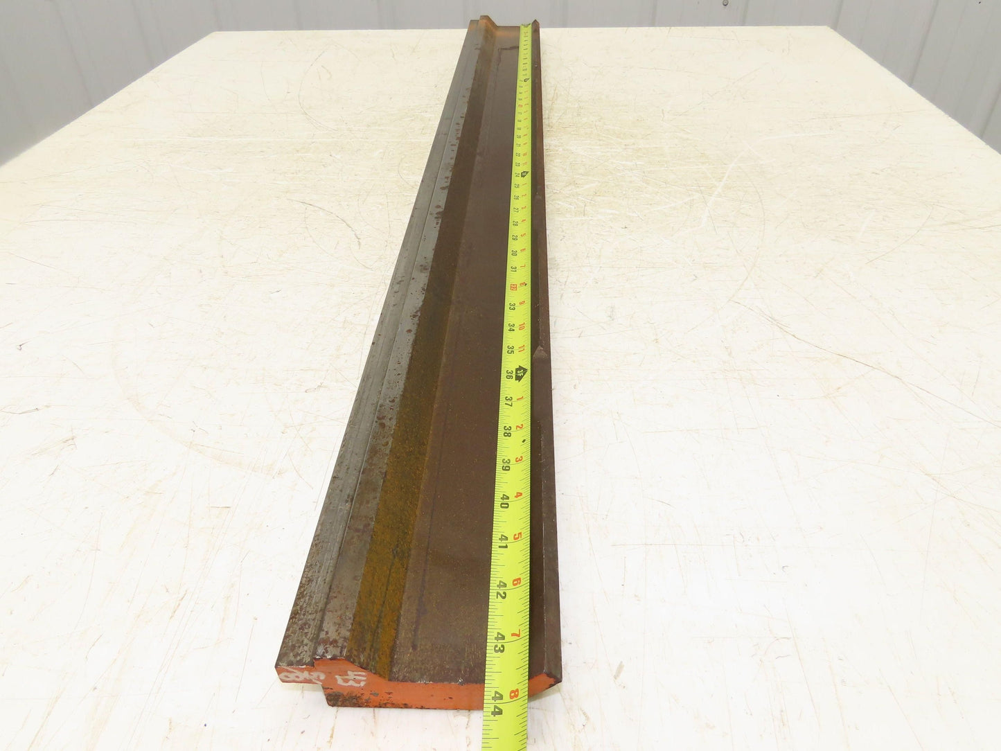 Press Brake Gooseneck Punch Die 43-11/16" Long 90° V 3/8" Finger 3-3/4" H