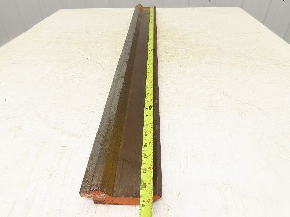 Press Brake Gooseneck Punch Die 43-11/16" Long 90° V 3/8" Finger 3-3/4" H