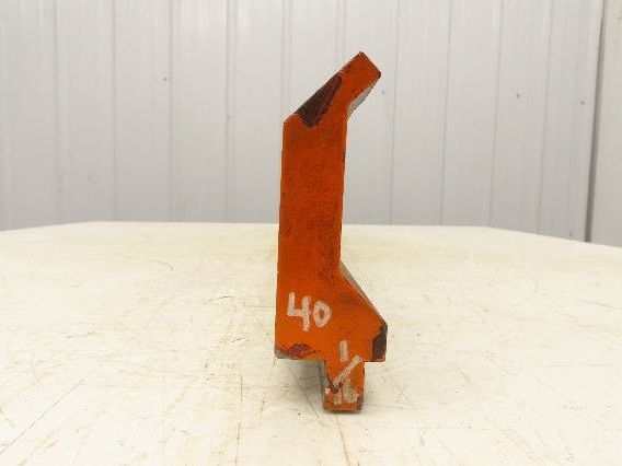 Press Brake Gooseneck Punch Die 40-1/16" Long 90° V 3/8" Finger 3-3/4" H