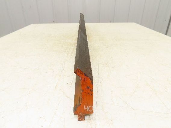 Press Brake Gooseneck Punch Die 40-1/16" Long 90° V 3/8" Finger 3-3/4" H