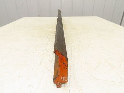 Press Brake Gooseneck Punch Die 40-1/16" Long 90° V 3/8" Finger 3-3/4" H