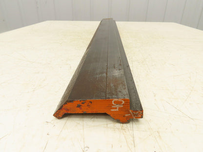 Press Brake Gooseneck Punch Die 40-1/16" Long 90° V 3/8" Finger 3-3/4" H