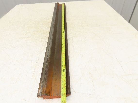 Press Brake Gooseneck Punch Die 40-1/16" Long 90° V 3/8" Finger 3-3/4" H