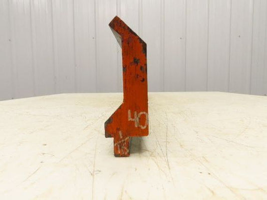 Press Brake Gooseneck Punch Die 40-1/16" Long 90° V 3/8" Finger 3-3/4" H