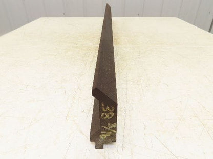 Press Brake Gooseneck Punch Die 38-3/16" Long 90° V 1/2" Finger 3-7/8" H