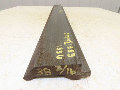 Press Brake Gooseneck Punch Die 38-3/16" Long 90° V 1/2" Finger 3-7/8" H