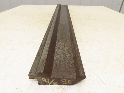 Press Brake Gooseneck Punch Die 38-3/16" Long 90° V 1/2" Finger 3-7/8" H