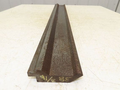 Press Brake Gooseneck Punch Die 38-3/16" Long 90° V 1/2" Finger 3-7/8" H