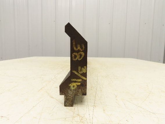 Press Brake Gooseneck Punch Die 38-3/16" Long 90° V 1/2" Finger 3-7/8" H