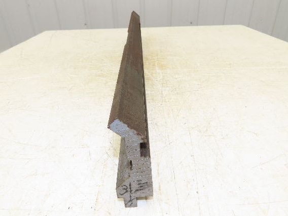Press Brake Gooseneck Punch Die 31-1/2" Long 90° V 1/2" Finger 3-3/4" H
