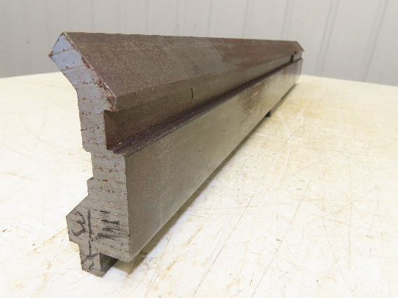 Press Brake Gooseneck Punch Die 31-1/2" Long 90° V 1/2" Finger 3-3/4" H