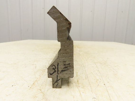 Press Brake Gooseneck Punch Die 31-1/2" Long 90° V 1/2" Finger 3-3/4" H