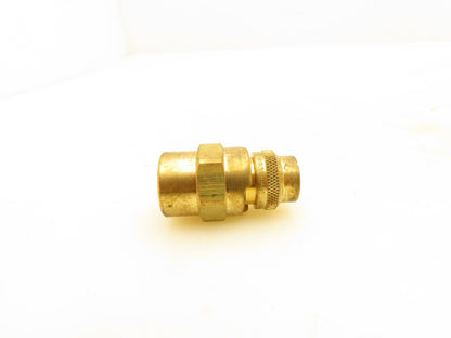 Spraying Systems 1/4QJ+QU-6510 Quickjet 65° Brass Spray Nozzle 1/4"npt Lot of 12