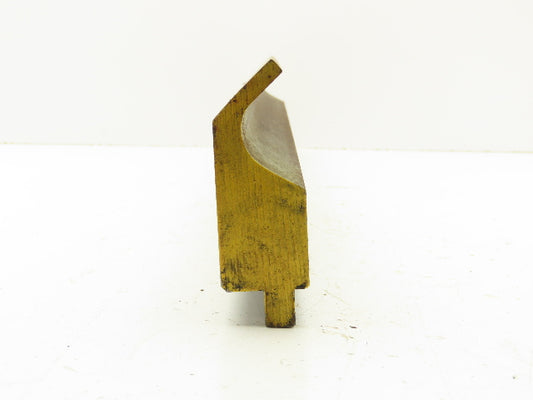 Press Brake Gooseneck Punch Die 28-1/4" Long 90° V 1/4" Finger 3-3/4" H