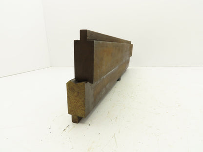 Press Brake Punch Die Set 24-1/4" Long 125° Offset Z Bend 11/16" W 140° 2nd V