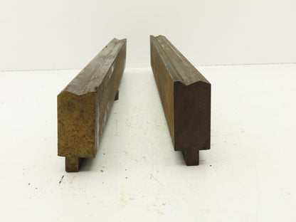 Press Brake Punch Die Set 24-1/4" Long 125° Offset Z Bend 11/16" W 140° 2nd V