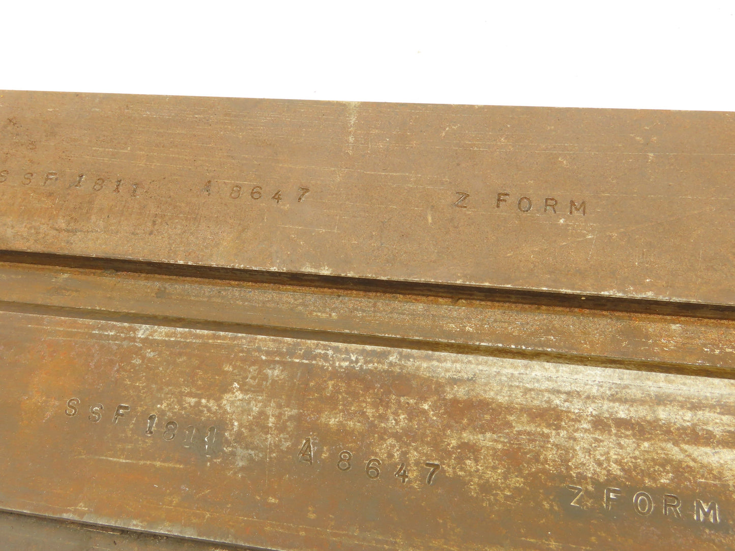 Press Brake Punch Die Set 24-1/4" Long 125° Offset Z Bend 11/16" W 140° 2nd V