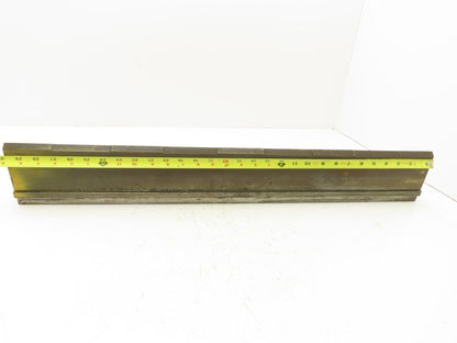 Press Brake Punch Die 29-7/8" Long 90° V 5/8" W 3-3/4" H 1/2" Tang