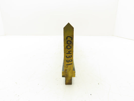 Press Brake Punch Die 29-7/8" Long 90° V 5/8" W 3-3/4" H 1/2" Tang