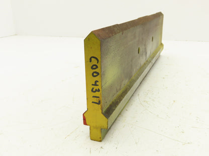 Press Brake Punch Die 15-7/8" Long 90° V 5/8" W 3-3/4" H 1/2" Tang
