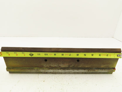 Press Brake Punch Die 15-7/8" Long 90° V 5/8" W 3-3/4" H 1/2" Tang