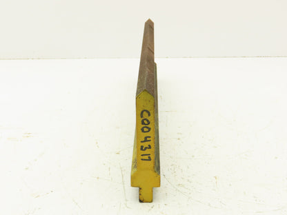 Press Brake Punch Die 15-7/8" Long 90° V 5/8" W 3-3/4" H 1/2" Tang