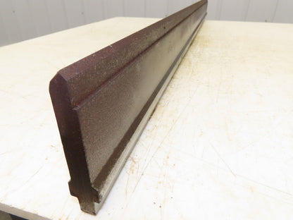 Press Brake Punch Die 51-1/16" Long 90° V 1/2" W 3-3/4" H 1/2" Tang