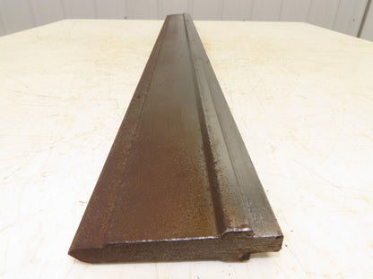 Press Brake Punch Die 51-1/16" Long 90° V 1/2" W 3-3/4" H 1/2" Tang