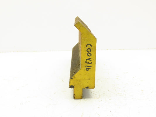 Press Brake Gooseneck Punch Die 15-5/16" Long 90° V 3/8" Finger 3-3/4" H