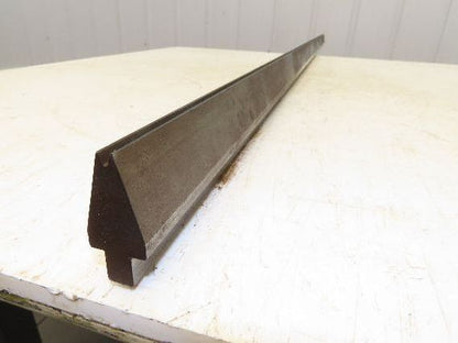 Press Brake Die 72-9/16" Long 30° V 1/8" W 3/16" D 1-3/4" H 1/2" Tang