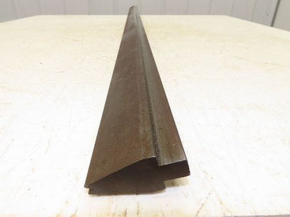 Press Brake Die 72-9/16" Long 30° V 1/8" W 3/16" D 1-3/4" H 1/2" Tang