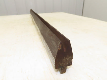 Press Brake Die 44-1/2" Long 30° V 1/2" W 13/16" D 2-5/16" H 1/2" Tang