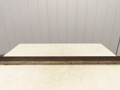 Press Brake Die 44-1/2" Long 30° V 1/2" W 13/16" D 2-5/16" H 1/2" Tang