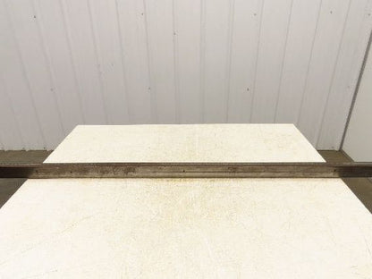 Press Brake Die 61-1/2" Long 90° V 1/4" W 1/8" D 1-3/4" H 1/2" Tang