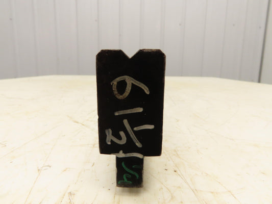 Press Brake Die 61-1/2" Long 90° V 1/4" W 1/8" D 1-3/4" H 1/2" Tang