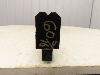 Press Brake Die 60-3/8" Long 90° V 3/16" W 1/8" D 1-5/8" H 1/2" Tang