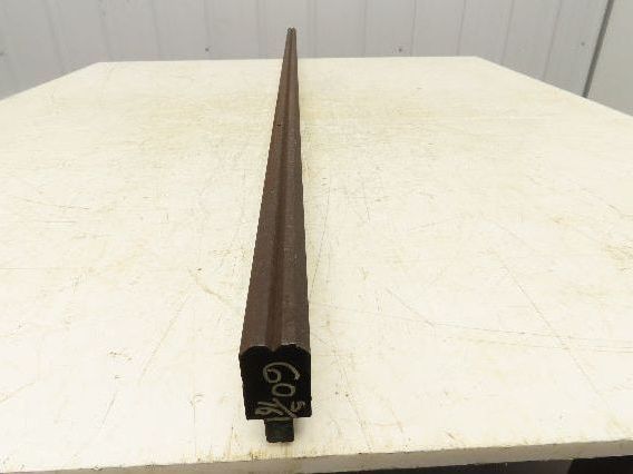 Press Brake Die 60-3/8" Long 90° V 3/16" W 1/8" D 1-5/8" H 1/2" Tang