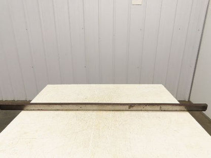 Press Brake Die 60-3/8" Long 90° V 3/16" W 1/8" D 1-5/8" H 1/2" Tang