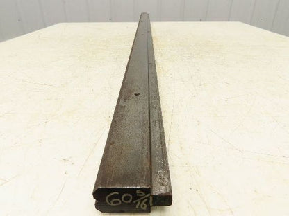 Press Brake Die 60-3/8" Long 90° V 3/16" W 1/8" D 1-5/8" H 1/2" Tang