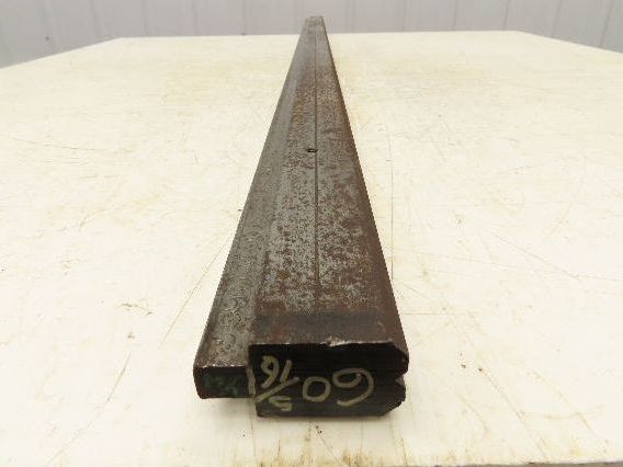 Press Brake Die 60-3/8" Long 90° V 3/16" W 1/8" D 1-5/8" H 1/2" Tang