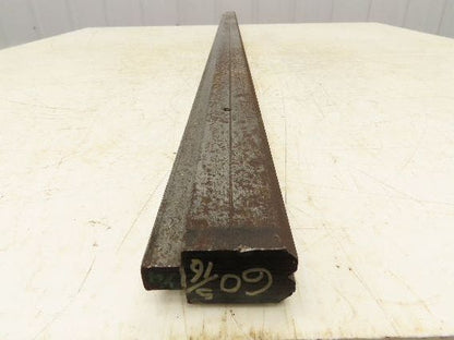 Press Brake Die 60-3/8" Long 90° V 3/16" W 1/8" D 1-5/8" H 1/2" Tang