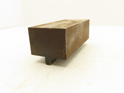 Press Brake Die Blank 7-5/8" Long 3-9/16" Wide 2-1/2" High 1/2" Tang