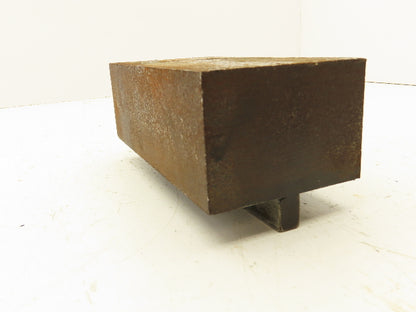 Press Brake Die Blank 7-5/8" Long 3-9/16" Wide 2-1/2" High 1/2" Tang